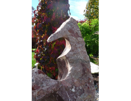 Showstone,Skulpturen aus Stein,Steintier - Findling 874