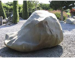 Solitärfindlinge für Gärten,Showstone,Wasserfindling - Findling 596