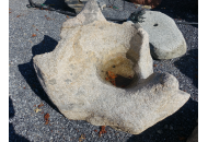 Findling 1278 - Vogelbad,Wasserfindling