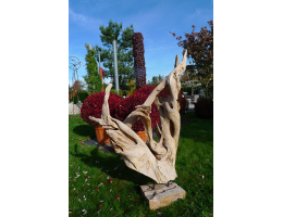 Holzskulpturen - Findling 865