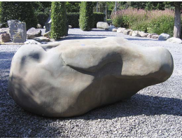 Vogelbad,Gestaltungsstein - Findling 577