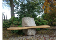 Findling 1308 - Gartenbänke-Holz