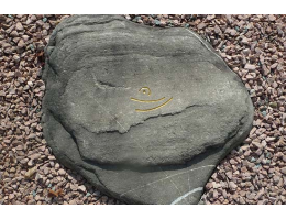 Kunst am Stein,Symbolfindling - Findling 556