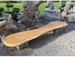 Gartenbänke-Holz - Findling 1309