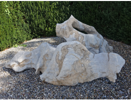 Solitärfindlinge für Gärten,Steintier - Findling 1057