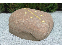 Gestaltungsstein,Kunst am Stein,Symbolfindling - Findling 151