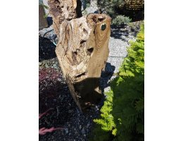 Holzskulpturen,Kunst mit Holz,Olivensockel - Findling 1032