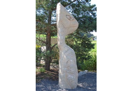 Findling 347 - Raritäten,Skulpturen aus Stein,Solitärfindlinge für Gärten
