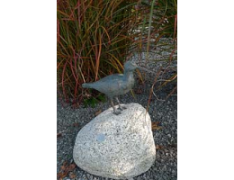 Findling mit Figur,Solitärfindlinge für Gärten - Findling 533