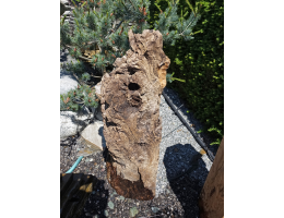Holzskulpturen,Kunst mit Holz,Olivensockel - Findling 1031