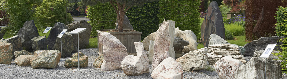 Steine für Gärten: