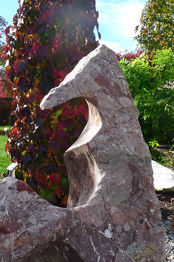 Findling 874 Showstone,Skulpturen aus Stein,Steintier Steintiere